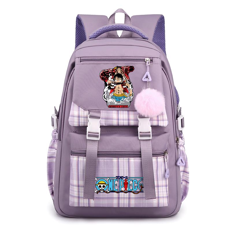 Аниме One Piece Printed College Bag Bag Document Bag Teen Back To School Холщовый рюкзак для девочек и мальчиков, студенческая сумка для ноутбука, мужская и женская дорожная сумка, рюкзак