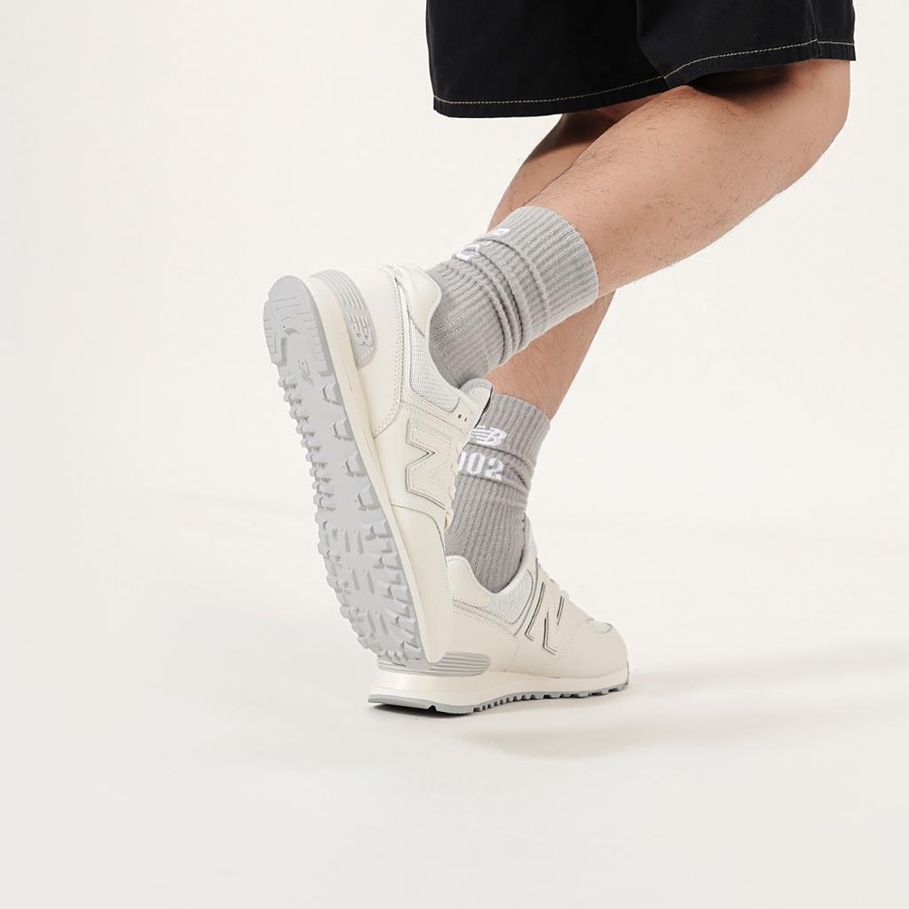 New Balance NB 574 Retro Low-Top Casual Running Shoes Unisex Sneakers Light-Gray ML574WP2