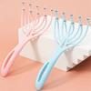 1 Pc Head Massager Scalp Neck Comb Roller Five Finger 9 Claws Steel Ball Hand Held Relax Spa Hair Care for Hair Stress Relief