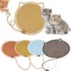 Sofa Furniture Protector Cat Scratcher Mat Round Shape Cat Scratching Board Cat Grinding Claw Toy