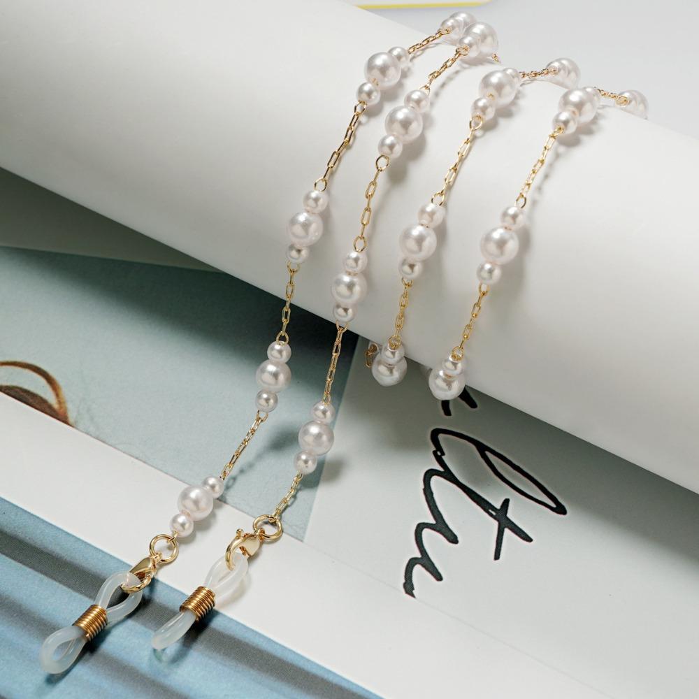 Beads Pearl Glasses Chain Heart Sunglasses Chains Elegant Eyeglass Lanyard Reading Glasses
