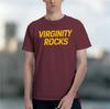 Virginity Rocks 2026 New Fashion Heavyweight Hot Selling Retro Printed Pattern Fun Round Neck Tshirt For Daily Comfort