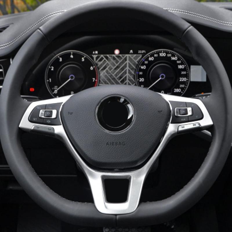 My Good Car ABS Автомобильный руль Панель управления Крышка переключателя с блестками Отделка для Volkswagen VW Golf 7 MK7 MK7.5