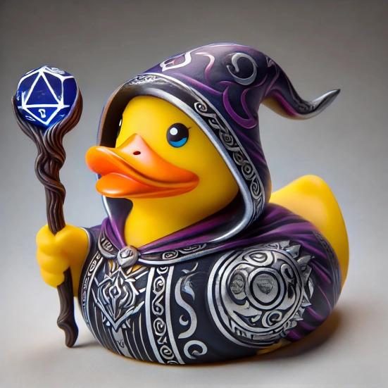 Фигурка утки-волшебника из смолы, ретро-рыцарь, настольное украшение, коллекционная ролевая утка в стиле вестерн-фэнтези для книжного шкафа, прикроватного столика