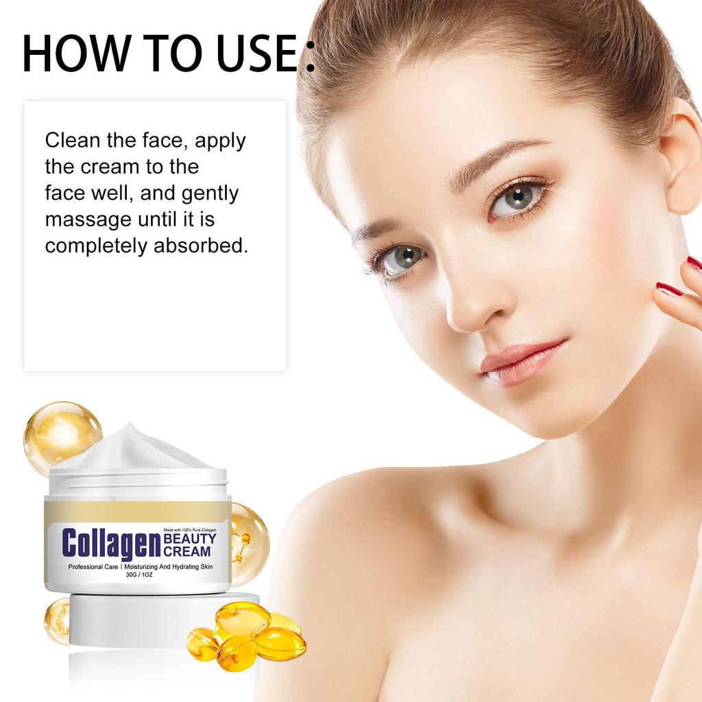 Collagen Face C Ream Facial Skin Rejuvenation Moisturizing Face C Ream