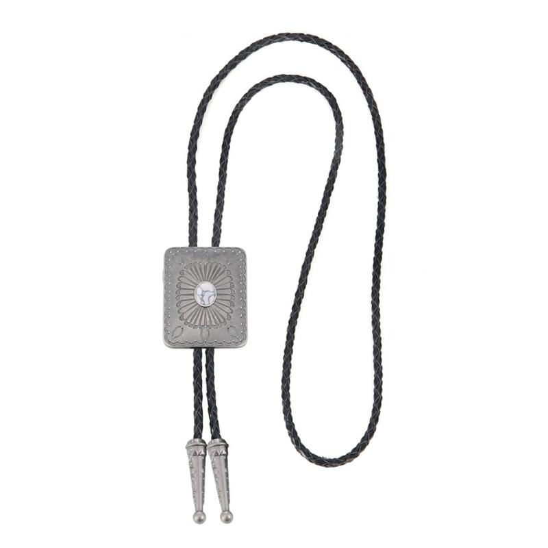 Боло-галстук в панк-стиле с подвеской-эмблемой, шейное украшение, аксессуар для костюма