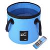 Wlikn Foldable Soft Bucket for Fishing, Silicone, Compact Storage, Multifunctional for Car, Outdoor Use, Car Wash, Kitchen, Camping, and Travel