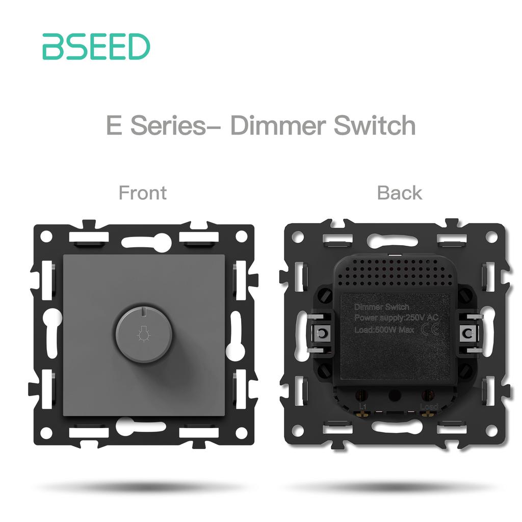 BSEED Переключатель Модули DIY Умный выключатель Световой Выключатель Детали Белая Стеклянная Рамка DIY Комбинация Настенные Розетки USB Зарядка Кнопка Серия E