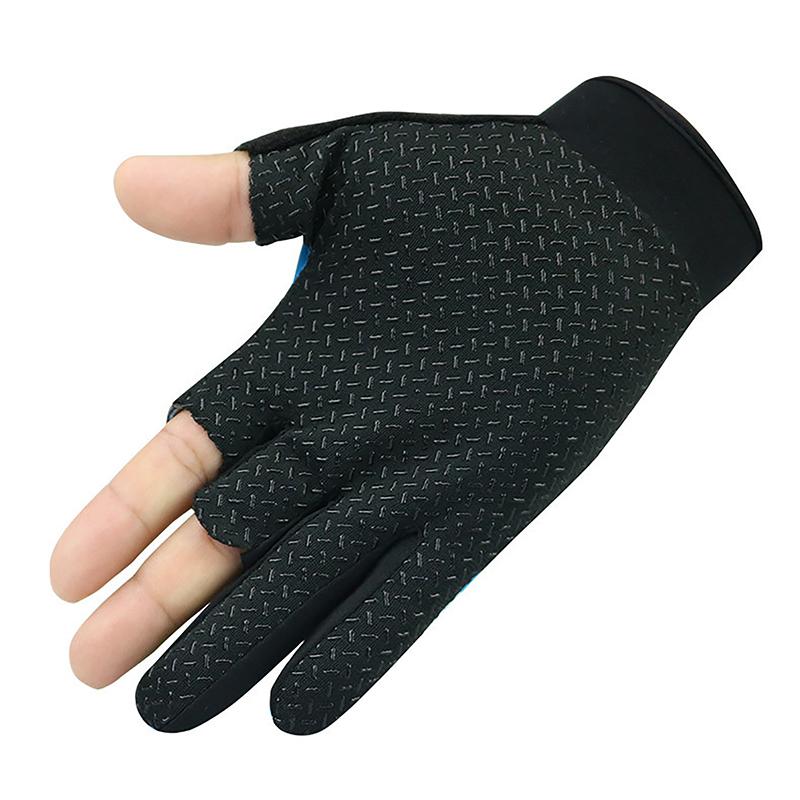 Перчатки для рыбалки Fly Knock Lure для мужчин и женщин, трехпалые, для морской рыбалки, дышащие, спортивные, нескользящие перчатки