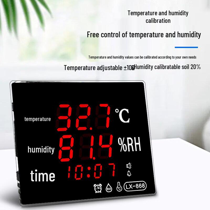 BODFOU HC Digital LED Temperature and Humidity Meter