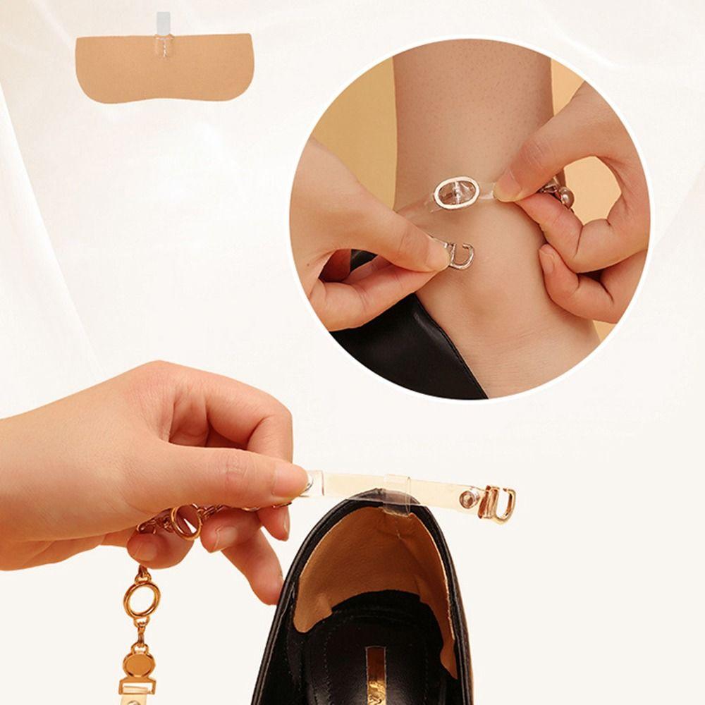 Shoe Accessories Fixed Loose Non-slip Straps Transparent Lace-up Shoelaces For Sandals High Heels