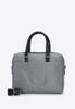 Wittchen Men's 15.6" Laptop Bag With Ribbon, Gray Polyester