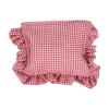 Cloth Plaid Makeup Bag Zipper Toiletry Organizer Bag Durable Nylon Cosmetic Bag  Business