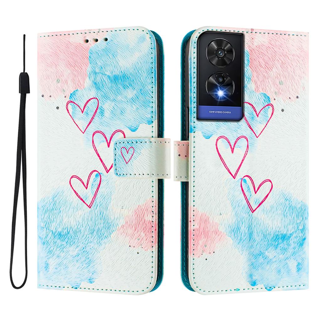 Роскошный кожаный чехол-кошелек Love в стиле книги из окрашенной кожи для TCL 305,306,403,501,TCL 30,30 Plus,30 XE 5G,201,20 R,40R,TCL 40 SE...