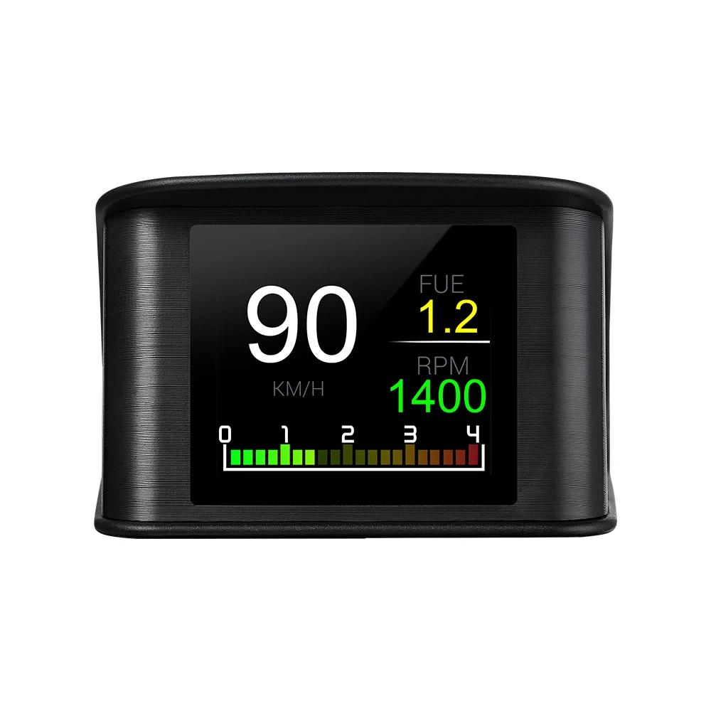P10/P10-PRO Автомобильный проекционный дисплей OBD2 Умная цифровая приборная панель Проекционный дисплей Расход топлива OBD Компьютер для вождения Датчик температуры