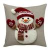 Christmas Pillowcase Cartoon Santa Snowman Elk Sofa Cushion Cover Home Bed Car Decor Merry Christmas