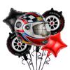 Foil Tire Mylar Race Car Bicycle Helmet Boys