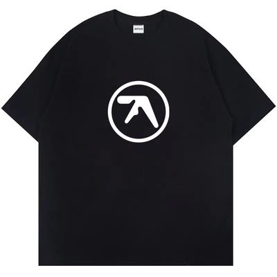 Футболка с принтом «Punk Aphex Twin», свободный размер, хип-хоп, мужская уличная одежда, футболка Harajuku, готический летний топ с коротким рукавом, хлопковая одежда Y2k