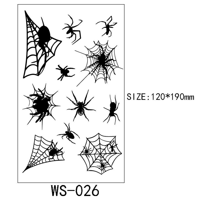 Хэллоуин Тату Наклейка Рана Шрам Ужас Смешной Костюм Вечеринка Наклейка на Лицо Тату