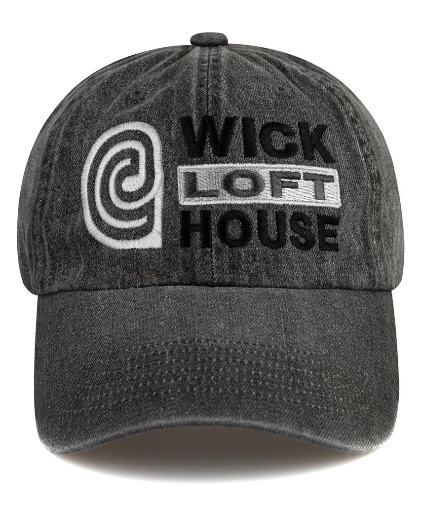 Кепка Wig E Loft House из денима - Светло-синий деним