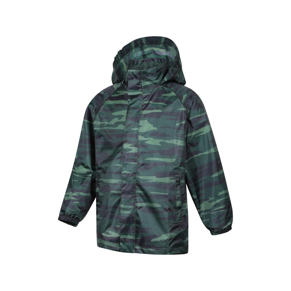 Mountain Warehouse Childrens/Kids Pakka Camo Waterproof Jacket