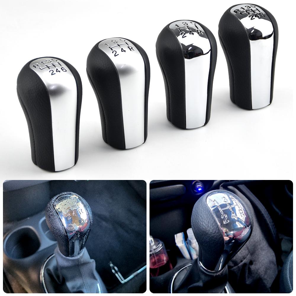 5/6 Speed MT Car Gear Shift Knob PU Leather For Toyota Corolla Verso RAV4 Yaris AYGO Gearshift Shifter Lever