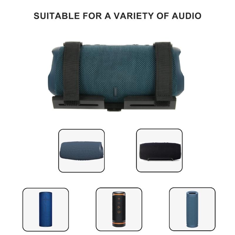 Универсальный держатель для динамика для устройств до 13,78 дюймов, держатель на руль велосипеда с прочным ремешком для велосипедов