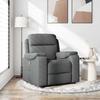 VidaXL Recliner Dark Grey Fabric, Armchair, TV Recliner, Stroller, Recliner for People 4015681