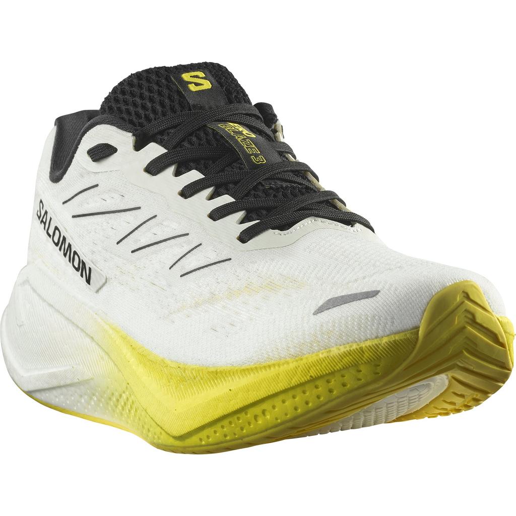 Salomon Aero Blaze 3 White Black Blazing Yellow Men Sneakers L47975600