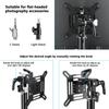 Adjustable HDRIG Monitor VESA Mount Bracket with 16MM Light Stand Adapter
