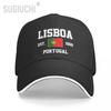 Baseball Cap Portugal EST.1668 Lisboa Lisbon Capital Unisex WoUnisex Unisex Hip Hop Sandwich Caps Snapback Golf Hat Fishing