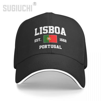 Бейсболка Португалия EST.1668 Lisboa Lisbon Capital Unisex WoUnisex Unisex Хип-хоп Сэндвич-кепки Snapback Кепка для гольфа Рыбалка