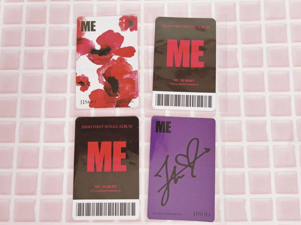 [ИСПОЛЬЗОВАННАЯ] Официальная коллекционная карточка JISOO