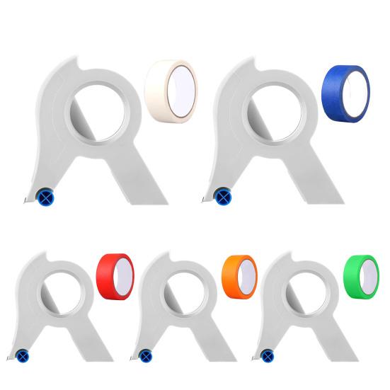 1/2 шт. Инструмент для резки малярной ленты, украшение дома, портативный диспенсер для малярной ленты, аппликатор для легкой стыковой ленты