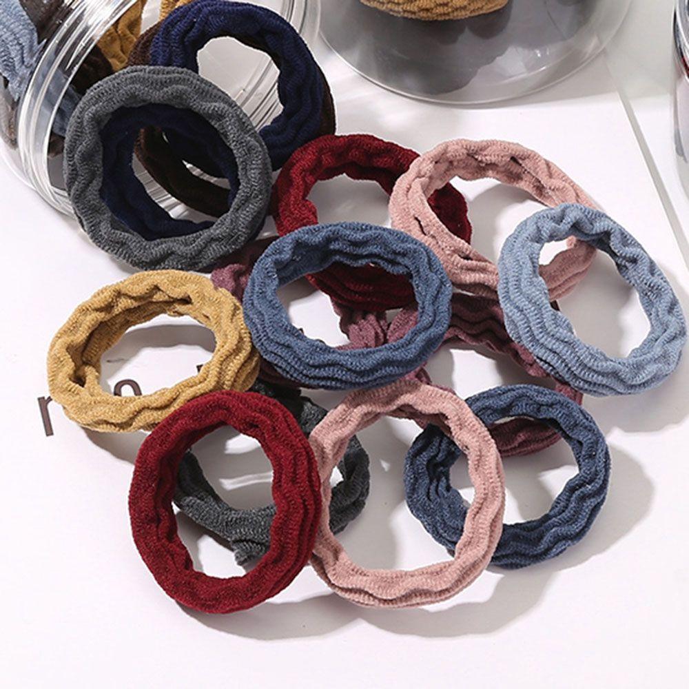 Personality 5pcs Women Hair Accessories Korean Style Ponytail Holder Hair Ties Hair Ropes Hair Band