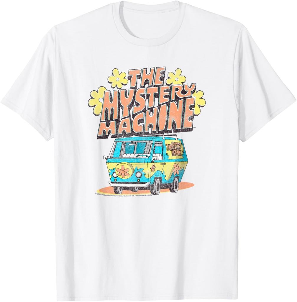 Футболка с логотипом Scooby-Doo Mystery Machine, вид спереди по центру