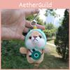 Adorable Akita Plush Dog Keychain Cartoon Shiba Inu Doll Soft Toy For Bags Gifts And