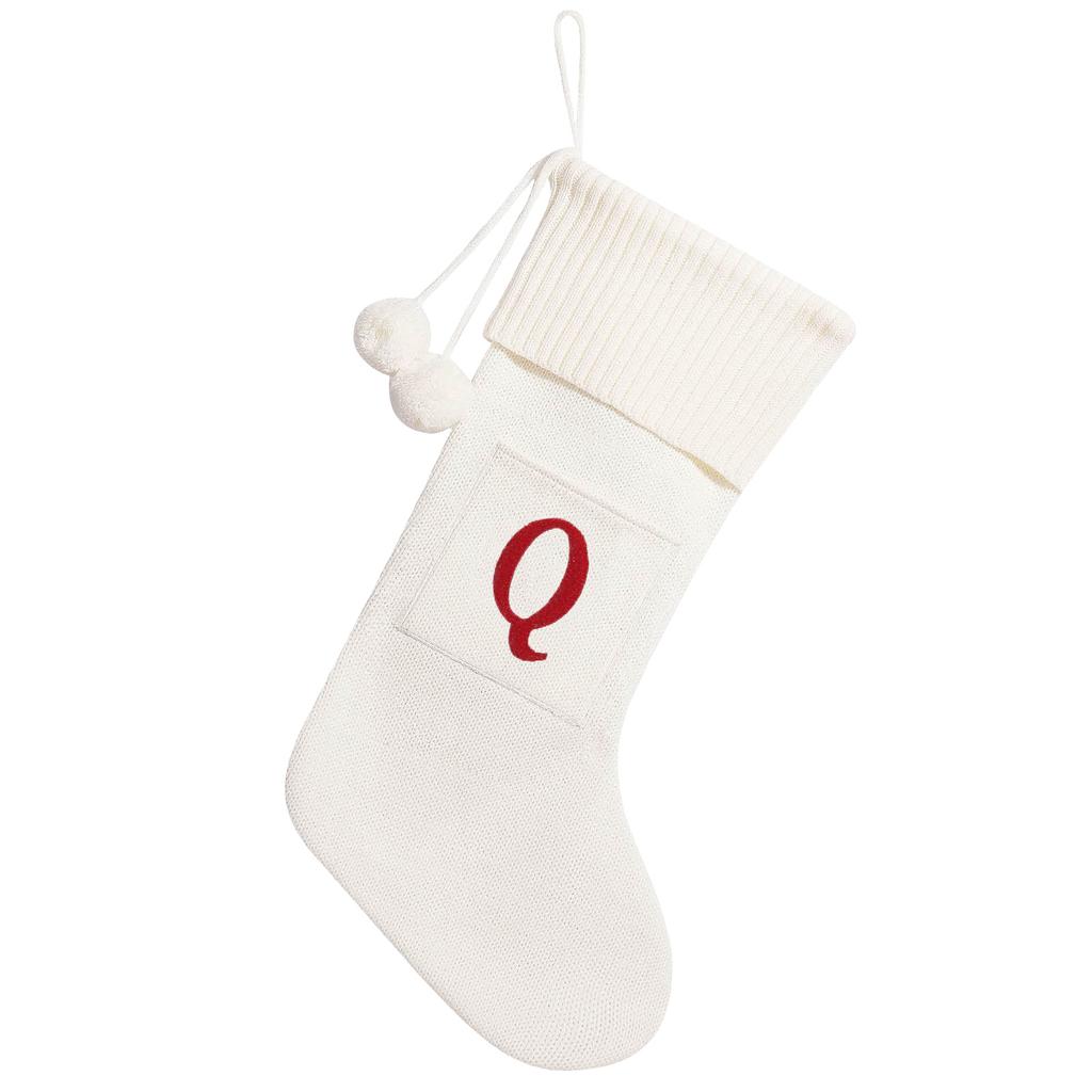 Christmas Decorations Christmas Stockings With Initials 18 Inches Large Embroidered Knit Christmas Gnome Beards For Crafts