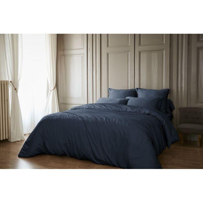 Taie d'oreiller "Salomé" Viscose de bambou 120 fils/cm² - 50x70 - Salomé Minuit
