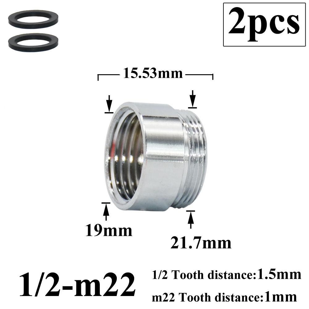 2 шт. 1/2 переходник на 16, 18, 20, 22, 24, 26, 28 мм наружная резьба адаптер для смесителя кухня ванная комната латунные фитинги для барботера вода соединение
