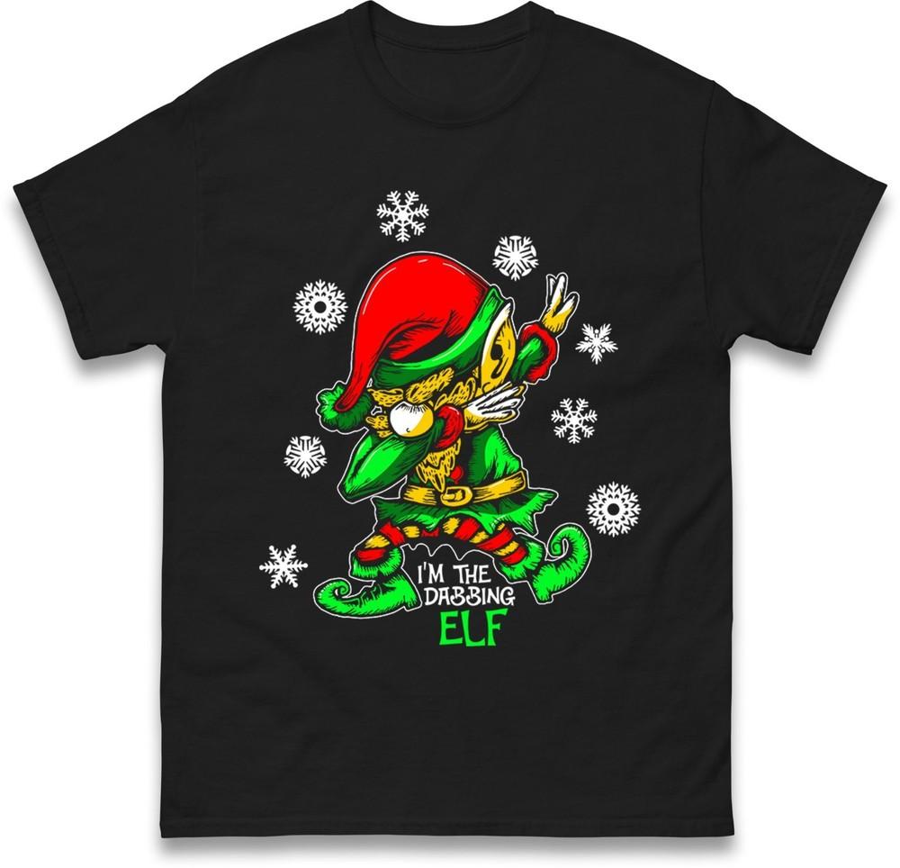 Dabbing Elf Christmas T Shirt Im The Dabbing Elf Xmas Festive Gift Tee Top