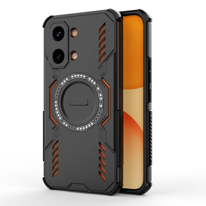 KEYSION Полый корпус с рассеиванием тепла для Xiaomi POCO X8 Pro Max TPU+PC Магнитное охлаждение Ударопрочный чехол для телефона для POCO X8 Pro