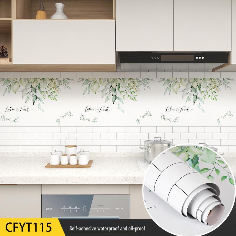 Маслостойкие и водостойкие наклейки на стену кухни: Обои для плиты против плесени, устойчивые к высоким температурам