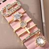 Brooch Watch Band Ornament Diamond Decorative Nail Creative Wristbelt Charms  Strap Accessories