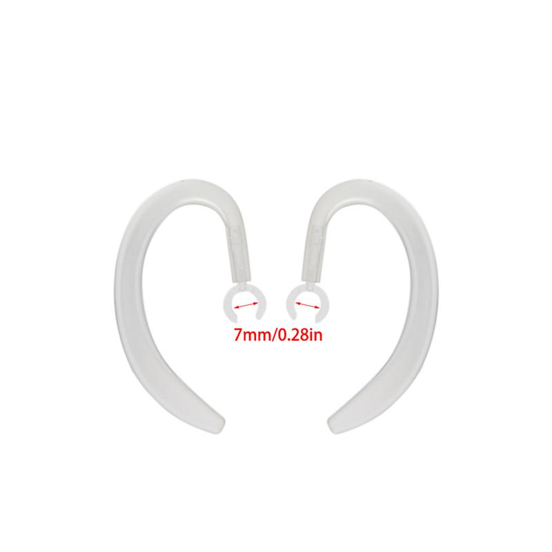 1 пара резиновых поворотных выдвижных ушных крючков для наушников Bluetooth-гарнитуры