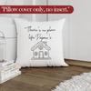 Papaw's Gifts Throw Pillow Covers, Birthday Gifts for Papaw Fathers Day,There's No Place Like Papaw's Decorative Pillowcases Cushion Cases for Living