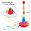 Ferrule Stacked Toys Children Throw Circle Game Fun Indoor Outdoor Early Education Parent-Child Interactive Kids Gift TMZ