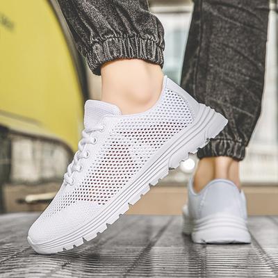 Черная женская обувь универсальная спортивная обувь женская летняя новая легкая для путешествий и отдыха сетчатая дышащая обувь для бега