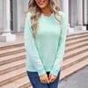 Autumn and Winter Sweater Knitted Sweater with Contrasting Colors and Flowers