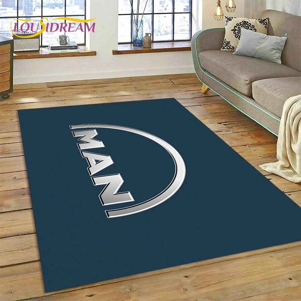 Ковер с 3D-печатью Логотип Грузовика для Спальни, Гостиной, Дома, Декора Дивана, Детских Игр, Большой Декор, Напольный Коврик, Подарок